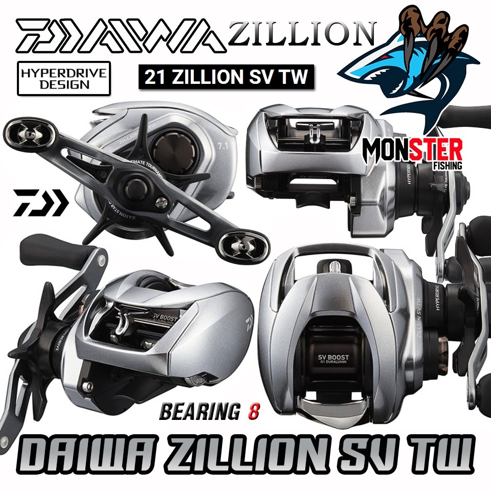 รอกตกปลา รอกหยดน้ำไดว่า DAIWA ZILLION SV TW ปี 2021