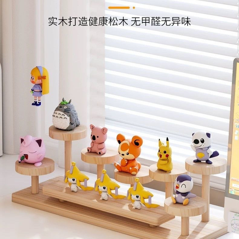 C c0911--สูงขาตั้งจอแสดงผลบันไดไม้เนื้อแข็งเครื่องประดับสร้างสรรค์เครื่องประดับยืนแสดงยืนแสดงจัดเก็บ