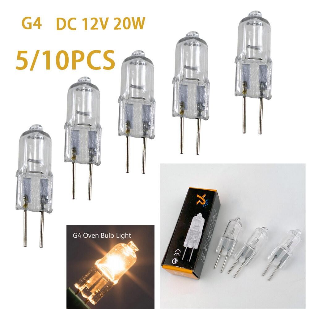5/10pcs Warm White 2900K หลอดฮาโลเจนลูกปัด G4 DC 12V 20W หลอดฮาโลเจน Light Globe Lot JC Bi-Pin LED โคมไฟ