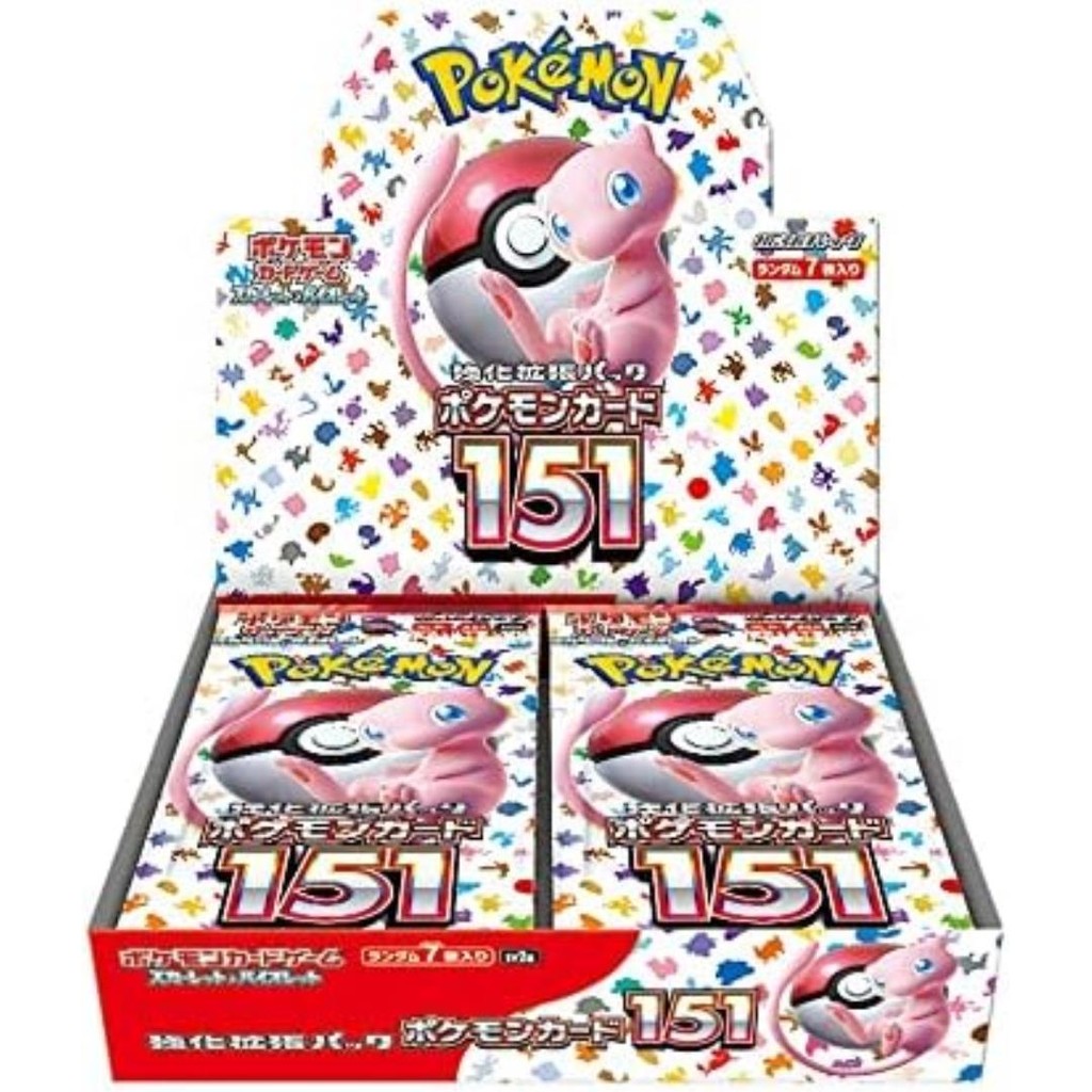 [Direct from Japan] กล่องเสริมการ์ดเกมโปเกมอน Scarlet & Violet Enhancement "Pokemon Card 151 Box"