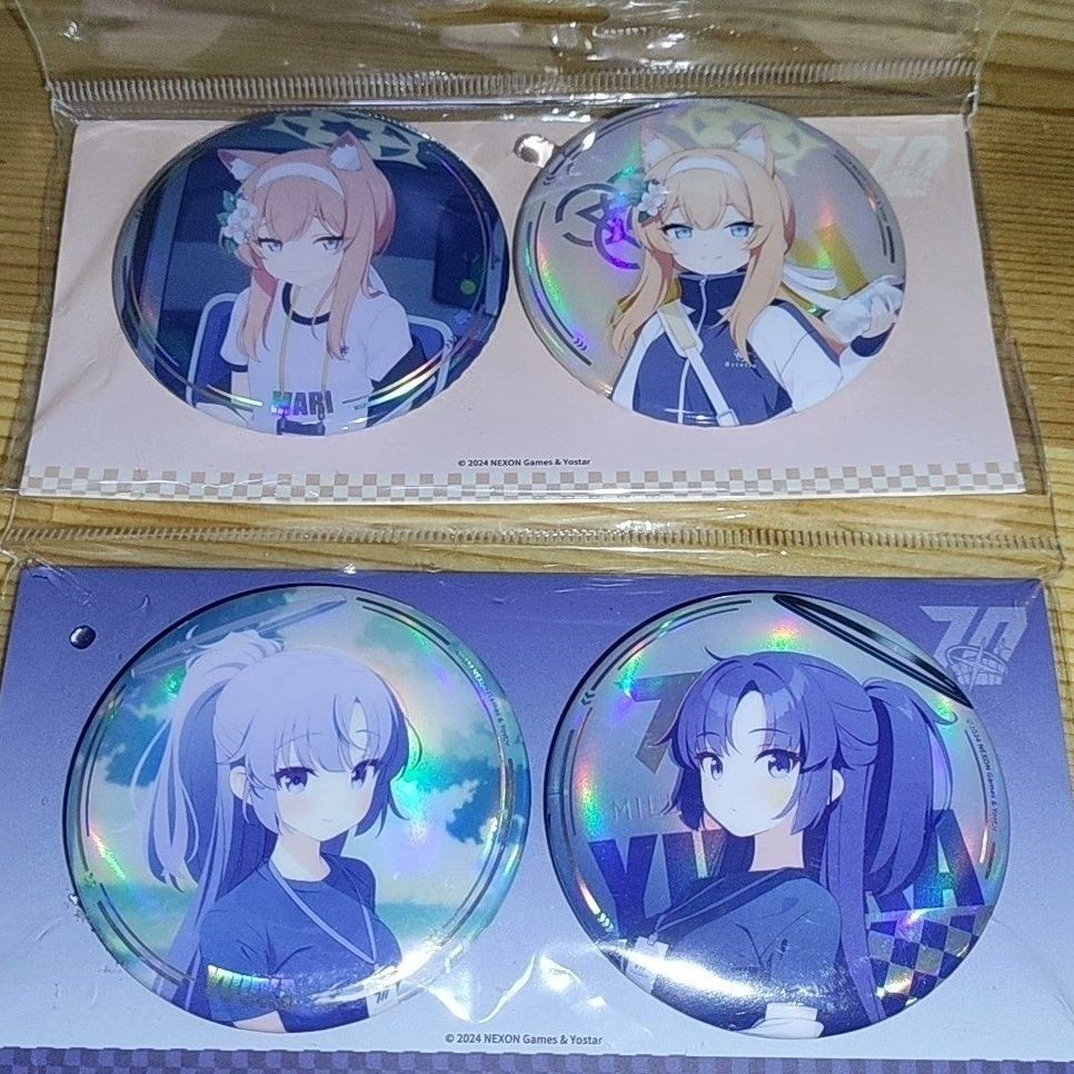 Blue Archive iochi Mary Hayase Yuka badge จี้ห้อยกระเป๋าเป้สะพายหลัง