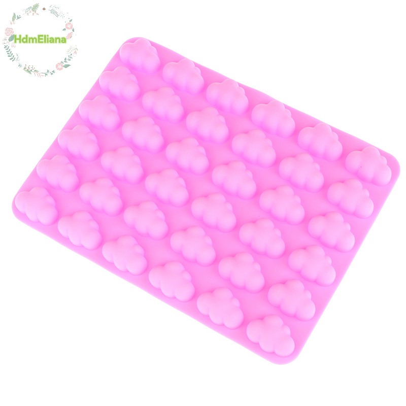 Hdmeliana Clouds แม่พิมพ์ซิลิโคนรูปสภาพอากาศ DIY เบเกอรี่เค้กช็อกโกแลต Fondan Ice Cube แม่พิมพ์ช็อกโกแลตมูสเค้กตกแต่งเบเกอรี่ Mould TH