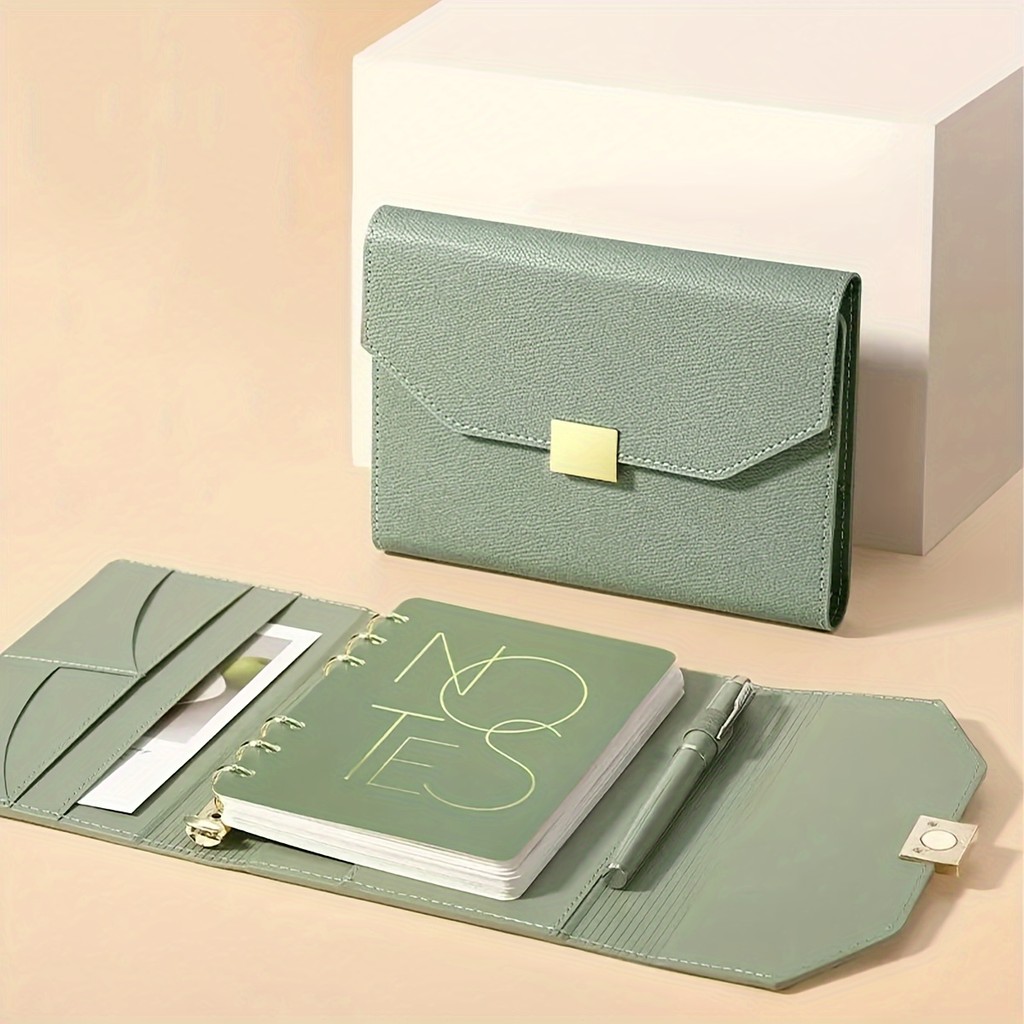A5 Tri-Fold Business Office Notebook With Matte Stylish Journal สําหรับหมายเหตุและการประชุม