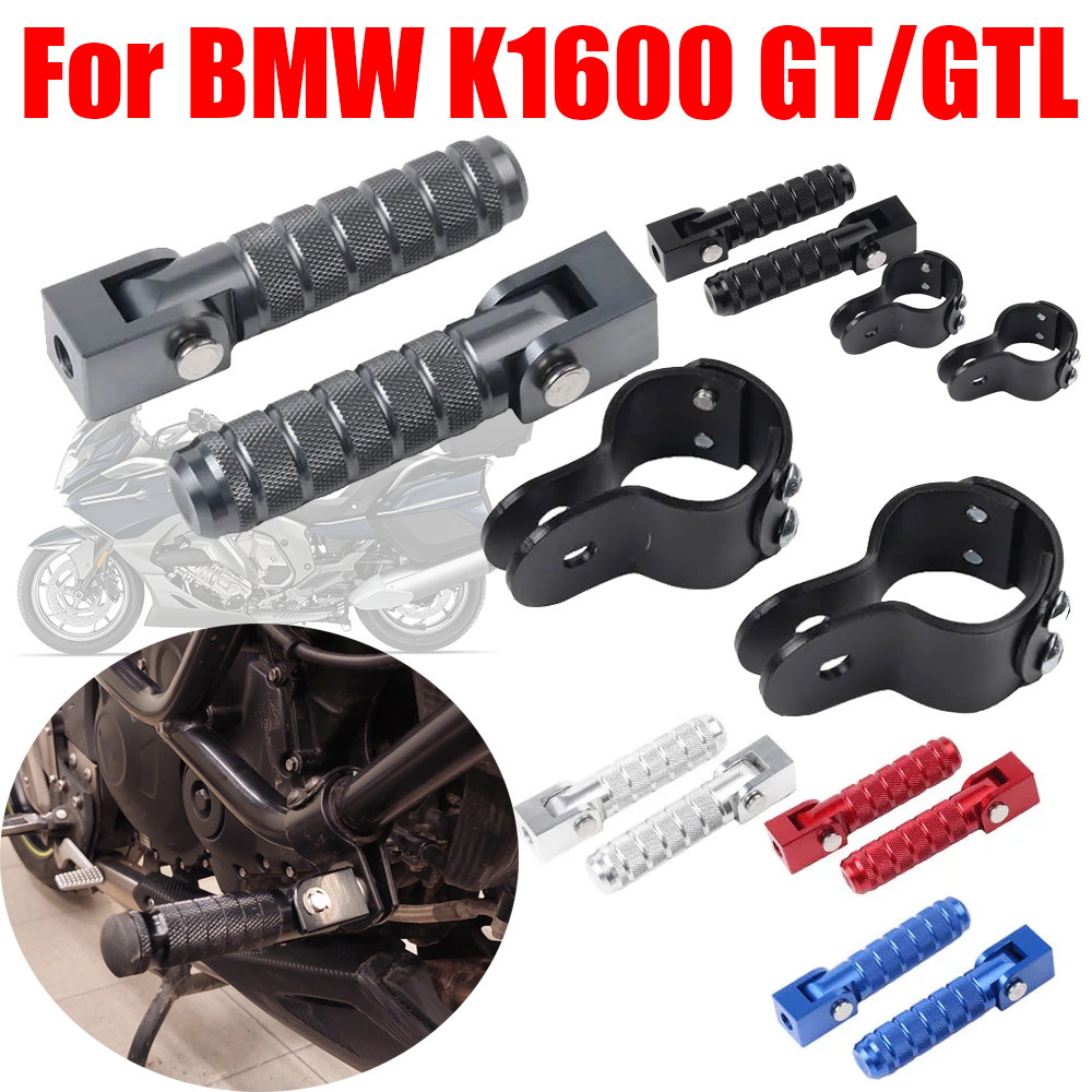Yที่วางเท้าแบบพับได้สำหรับ BMW K1600GTL K1600GT K1600 K 1600 GT GTL อุปกรณ์1600GTL 1600GT ที่พักเท้า