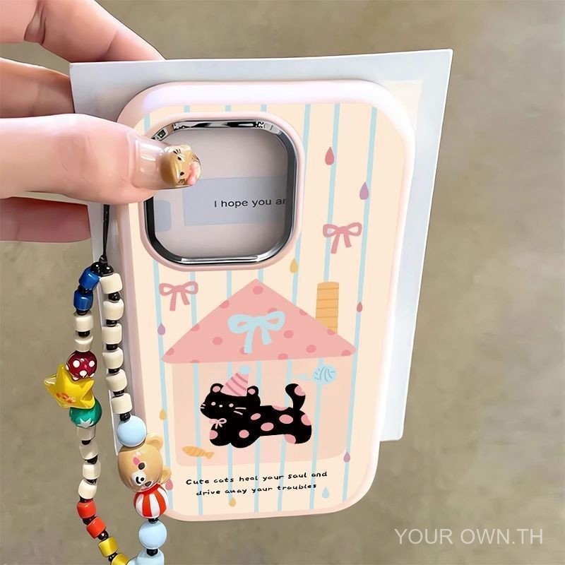 เคสโทรศัพท์มือถือ Apple 12/11/13Pro เคสป้องกัน iPhone14/15 ลายจุดกันกระแทก ฝาหลังแบบด้าน นุ่ม พร้อมกรอบโลหะป้องกันการชนเต็มขอบ ใช้ได้ทั้งชายและหญิง - รูปที่ 2