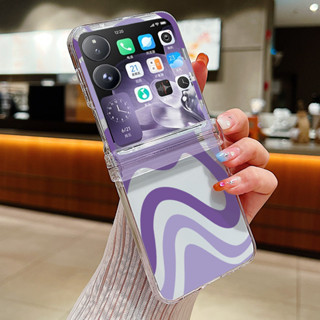 Xiaomi mix Flip/mix Flip ลายทางโปร่งใสป้องกันการตก 3 in 1 เค…