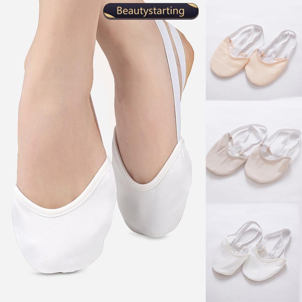 Beautystarting Rhythmic ยิมนาสติกรองเท้านุ่มครึ่งถุงเท้า Ballroom Art Gym อุปกรณ์เสริมยืดหยุ่นรองเท้