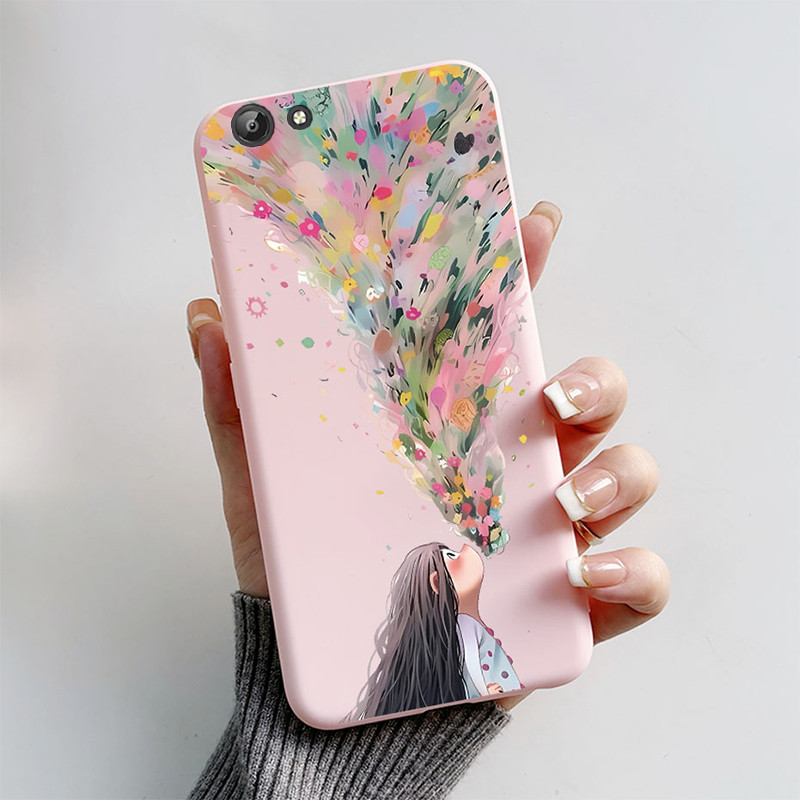 สําหรับ vivo y69 1714 y71 y71i y71a 1724 1801 เคสโทรศัพท์ออกแบบใหม่ Space man ผีเสื้อพิมพ์ซิลิโคนอ่อนนุ่มฝาครอบป้องกันปลอก ราคา ถูกที่สุด ดีลบีเคเค แกลเลอรีภาพที่ 2