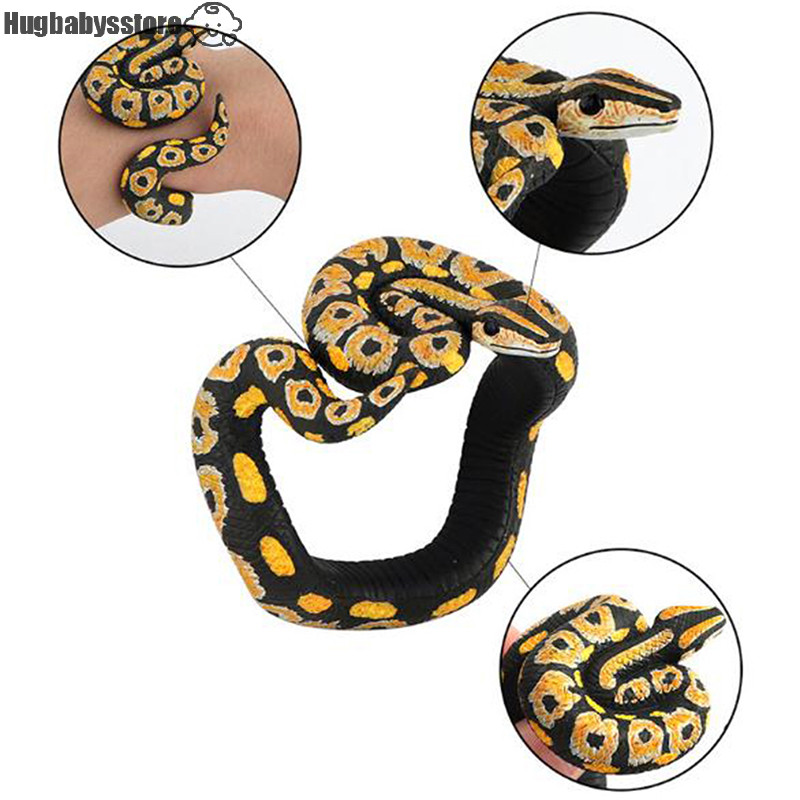 [Hugbabysstore] ของเล่นงูจําลองตลกหากิน สร้อยข้อมืองู ของขวัญฮาโลวีนแปลกใหม่ ใหม่