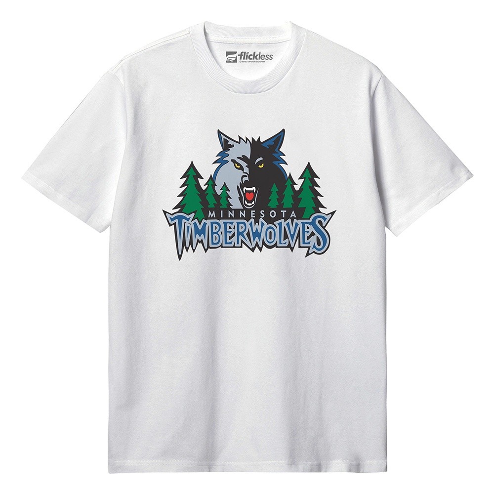 รุ่นระเบิด🥳 เสื้อยืดพิมพ์ลาย Nba - TIMBERWOLVES เสื้อยืดผ้าฝ้าย แขนสั้น พิมพ์ลาย สําหรับผู้ชาย ผู้หญิง
