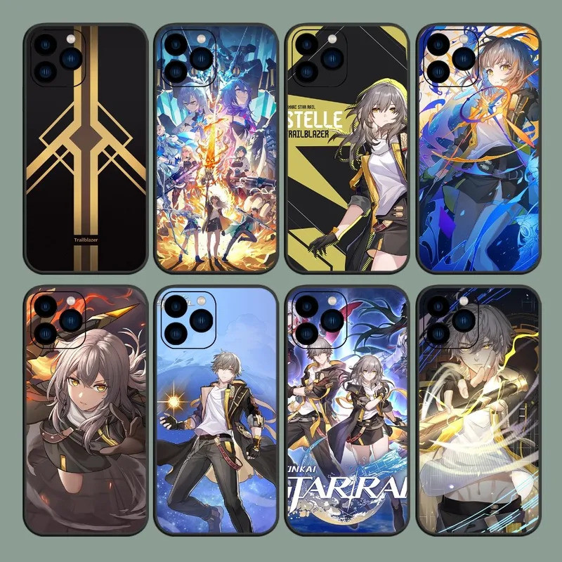 เกม honkai Star Rail traiblazer เคสโทรศัพท์สำหรับ iPhone 8 11 12 13 14 15 MINI X XR XS PRO Max PLUS SHELL