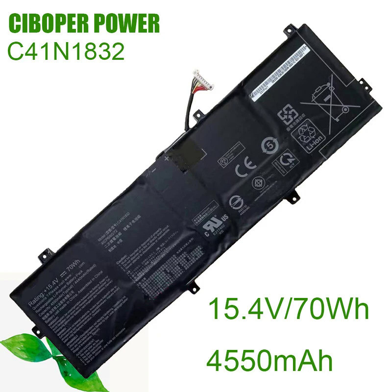 CP Original Laptop Battery C41N1832 15.4V/70Wh/4550mAh For Pro P3540FA P3540FB PX574FB PX574F Series