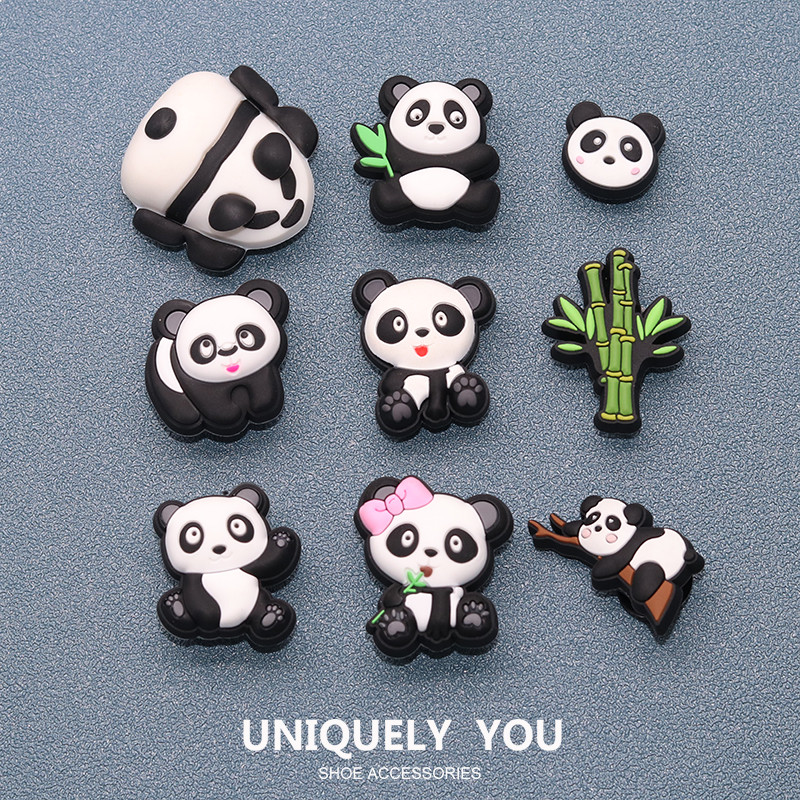 jibbitz crocs Panda series charm crocs เกาหลี crocs jibbitz jibbitz crocs ของแทั