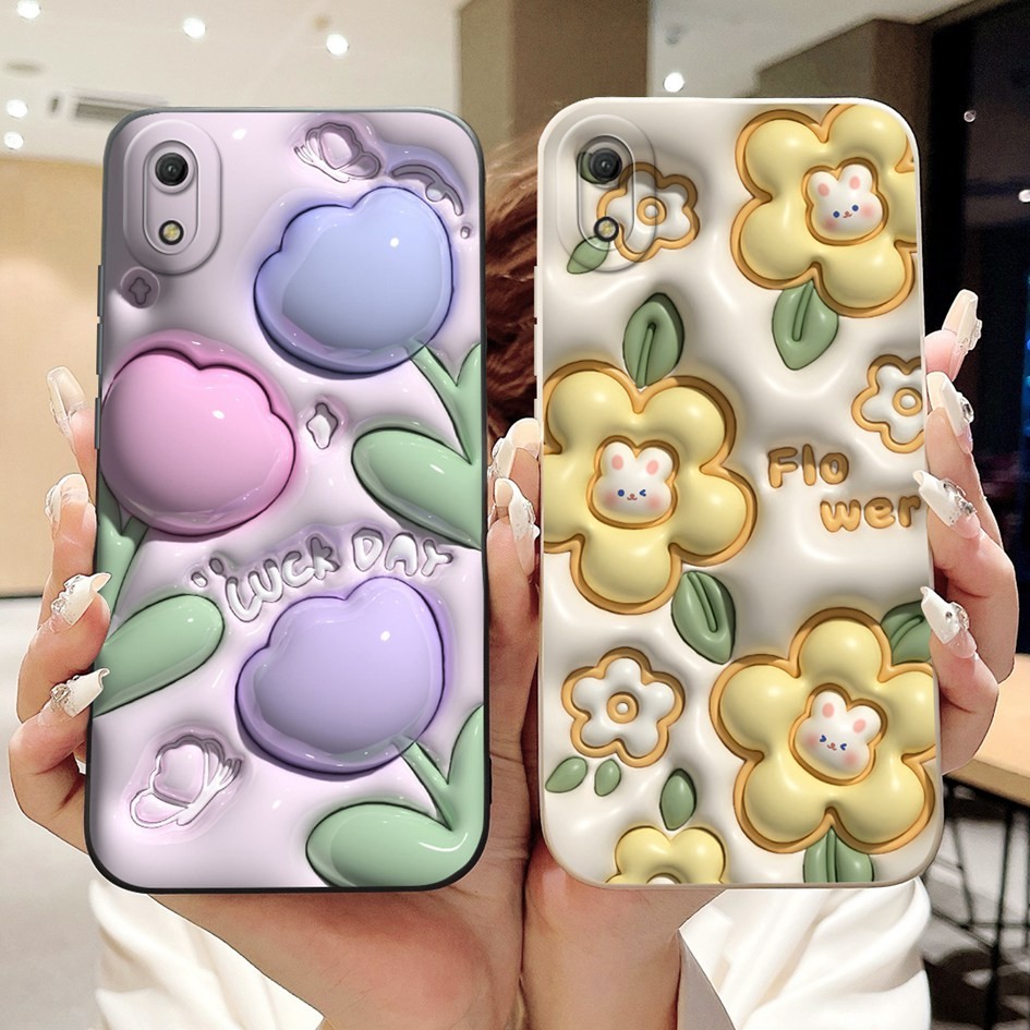 ปลอกกันกระแทกสําหรับ Huawei Y6 Pro 2019 เคสโทรศัพท์ MRD-LX2 ดอกไม้ยอดนิยมซิลิโคนอ่อนนุ่มสําหรับ Huawei Y6 Pro 2019 Shell