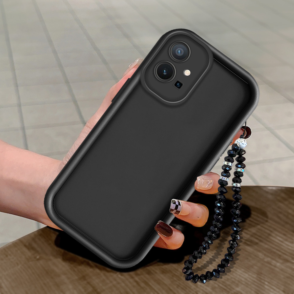 LOKAL Vivo Y75 Y55S Y55 Plus T1 2023 5Gสําหรับท้องถิ่นสต็อกสร้อยข้อมือเชือกเส้นเล็กเคสโทรศัพท์Hpปลอก