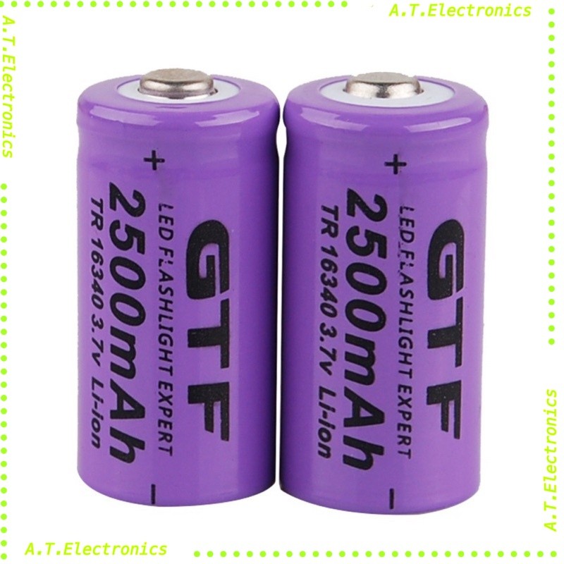 ราคาโรงงาน แบตเตอรี่ GTF Universal 16340 2300mAh 3.7V พร้อมส่งในไทย