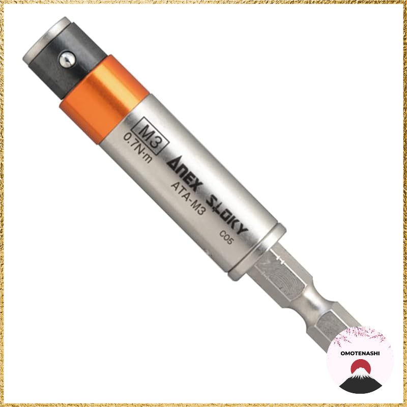 ANEX Torque Adapter Set for Electrical Work (M3, M3.5, M4, M5, M6) with Case - Over-Torque Prevention and Torque Management