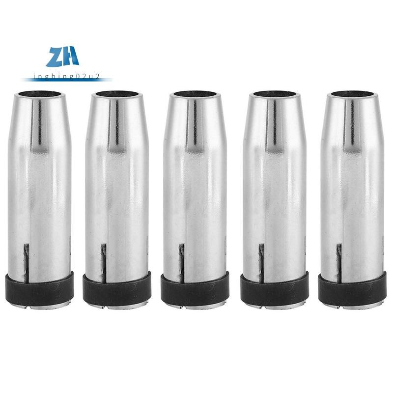 5 ชิ้นหัวฉีดแก๊สอะไหล่สําหรับ MB 24KD MIG ไฟฉายเชื่อม
