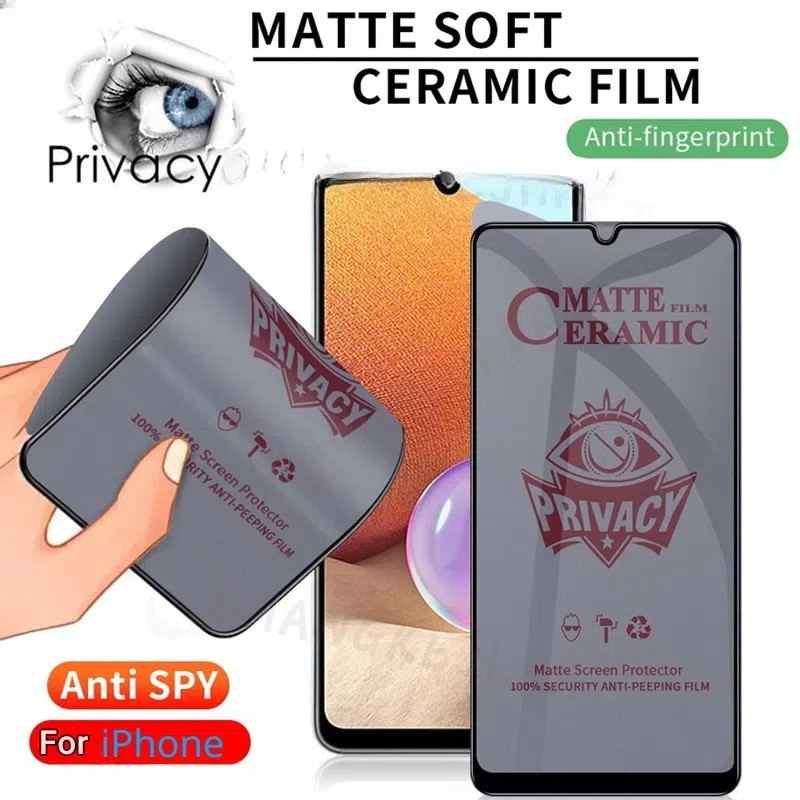 1-2PCS Anti Spy กระจกนิรภัยสําหรับ Huawei Y9S Y7A Y6S Y6P Y7P 2020 Y6 Y7 Pro Y9 Prime 2019 Honor X5 