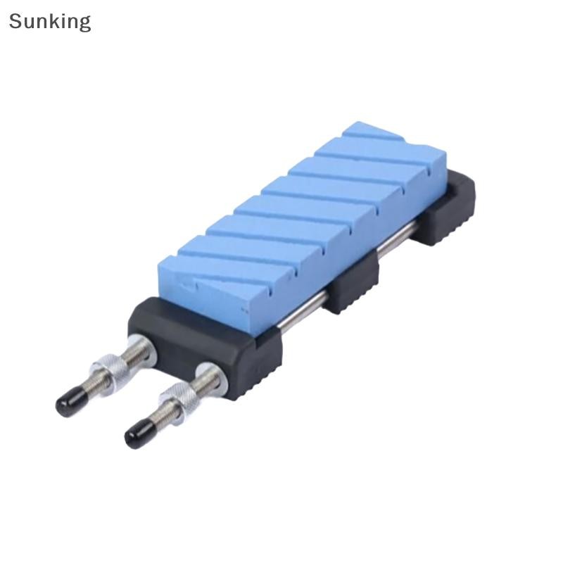 Sunking Professional ครัวเรือนปรับลื่น Whetstone Sharpening หิน Oilstone ฐานผู้ถือ Sharpening หินผู้ถือหิน Nice