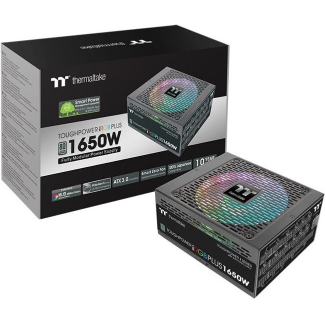 PSU THERMALTAKE TOUGHPOWER iRGB PLUS 1650W / 1250W POWERSUPPLY 80PLUS Titanium