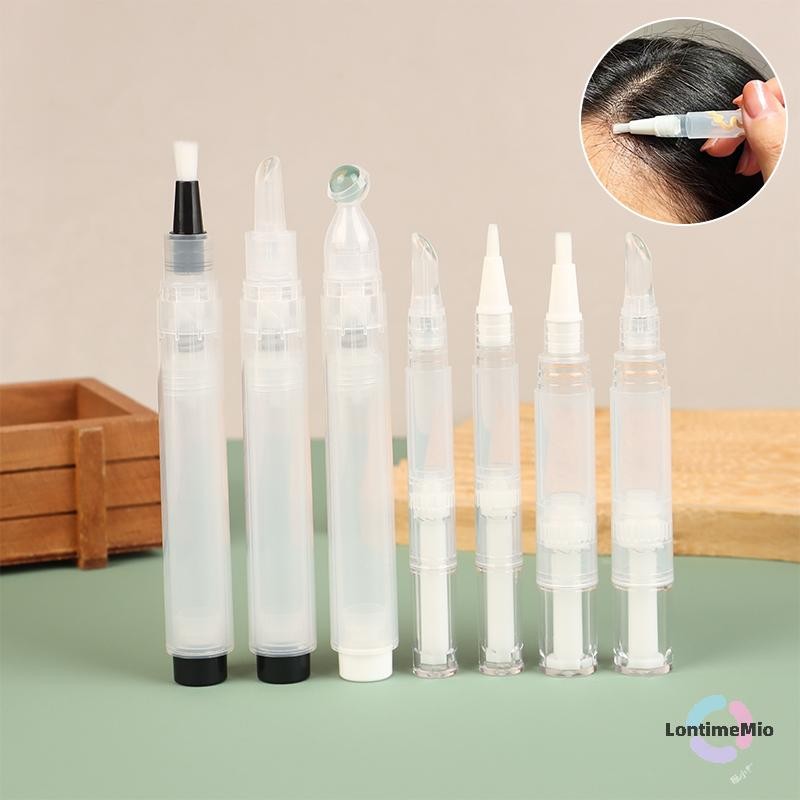 Lontimemio] 3/5/7ML Scalp Applicator Liquid ปากกาสําหรับผมเย็บ Potion Applicator เครื่องสําอางขวดเปล่านวดหนังศีรษะใหม่