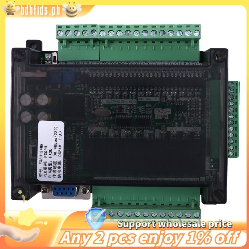 -PLC อุตสาหกรรมควบคุม FX3U-24MR ความเร็วสูงในครัวเรือน PLC อุตสาหกรรมควบคุม PLC Controller โปรแกรม