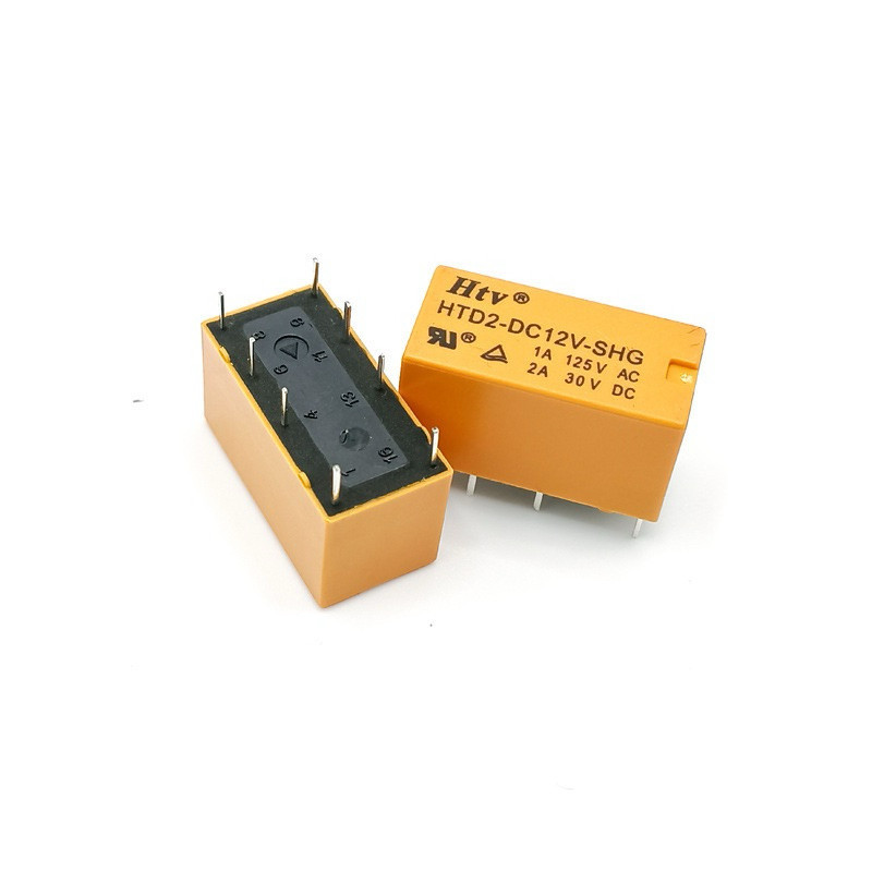 รีเลย์8ขาHTD2-DC12V-SHG HTD2-DC9V-SHG 24V 8ขา 5v 12v 24v 2A รีเลย์ พร้อมส่งจากไทย dcคละยี่ห้อ