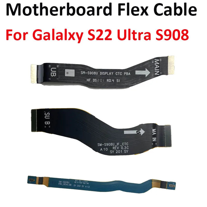 สําหรับ Samsung Galaxy S22 Ultra S908 S908B S908U S908E S9080 S908N เสาอากาศสัญญาณ WIFI LCD หลักสายท