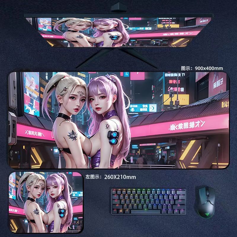 [70 * 30 ซม.] แผ่นรองเมาส์ขนาดใหญ่สําหรับเล่นเกมอะนิเมะแผ่นรองคีย์บอร์ดเกมนักเรียนสํานักงานหนังสือหอพักแผ่นรองโต๊ะ เด็กผู้ชาย แผ่นรองคอมพิว