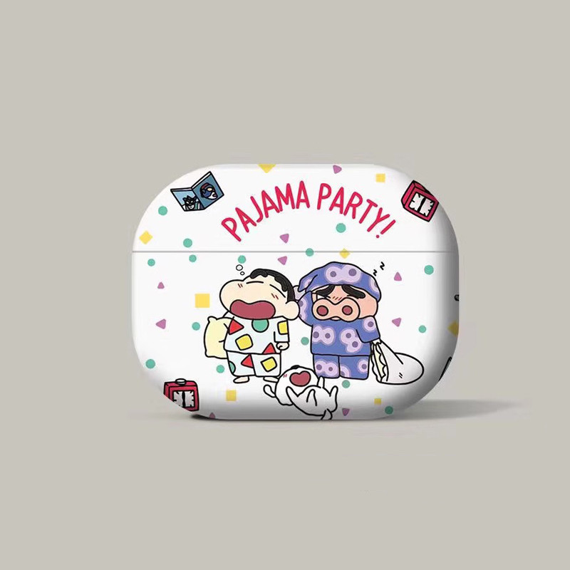 MANGO กรณีปลอกสําหรับ AirPods 1 2 3 4 Pro 3 2 กรณีปลอก Gen 2 3 4 2nd 3rd 4th Gen2 Gen3 Gen4 Matte TPU กรณีน่ารักการ์ตูนอะนิเมะบิสกิตสีขาว Clown ยิ้มเด็ก - รูปที่ 4