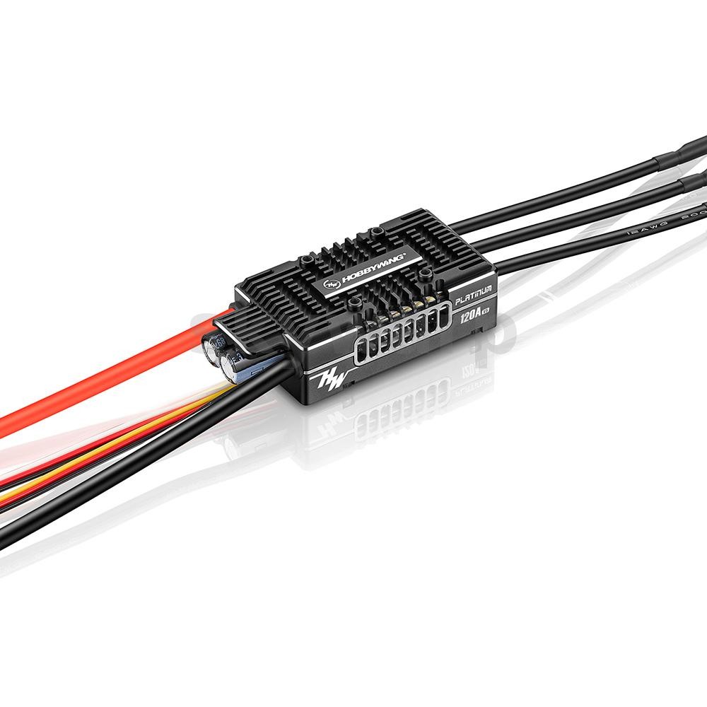 Hobbywing Platinum 120A V5 VBar Telemetry ESC แบบไม่มีแปรงพร้อมสําหรับเฮลิคอปเตอร์