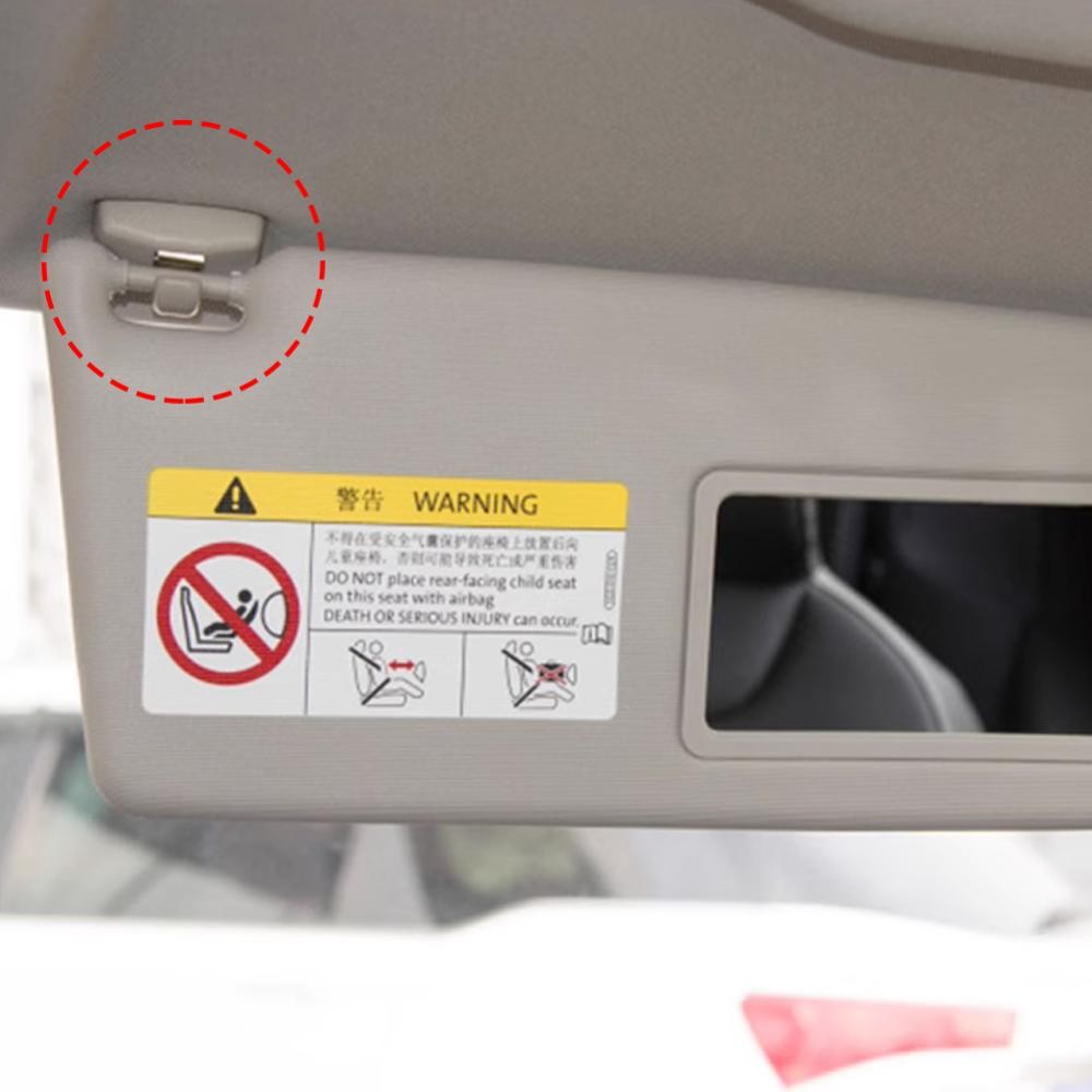 FYY 1 ชิ้นรถ Sun Visor Hook Fixing คลิปวงเล็บแขวนอุปกรณ์ตกแต่งภายในสําหรับ VW - รูปที่ 5