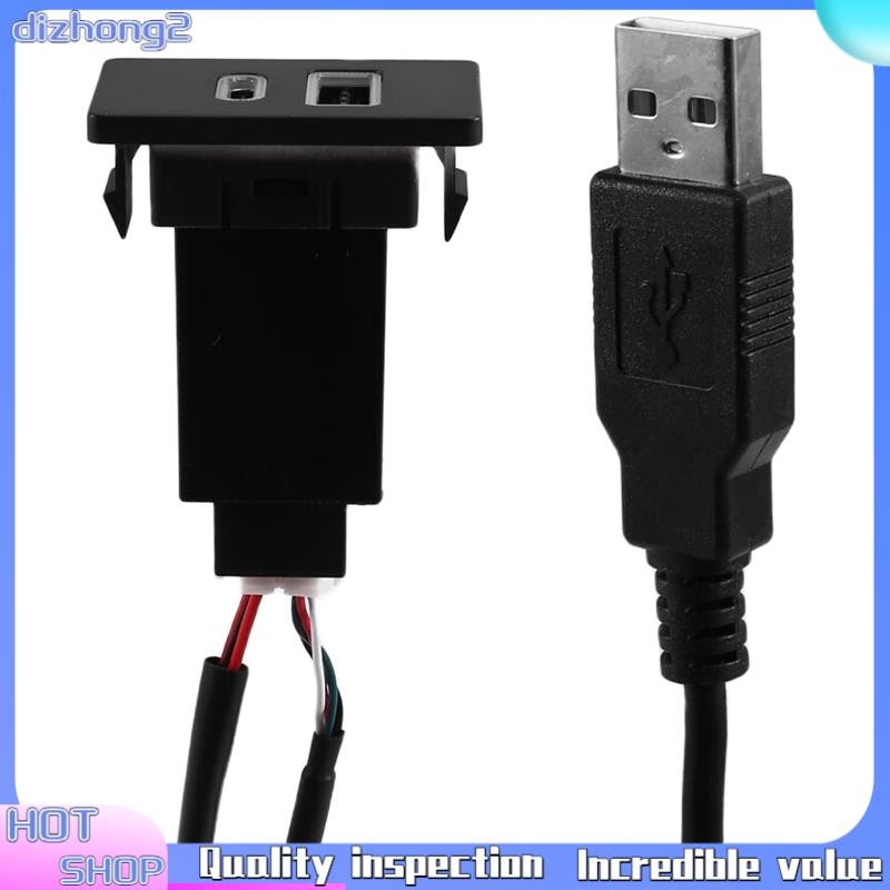 [dizhong2]ที่ชาร์จในรถยนต์สําหรับToyota LC80 QC3.0 Audio Radio U-Disk Flash Socket