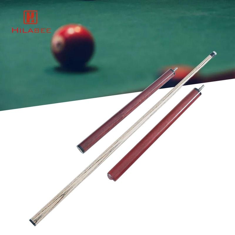 HILABEE Break Jump Cue ไม้เนื้อแข็ง 13.5 มม.เคล็ดลับสามส่วน Punch Cue ไม้บิลเลียด Cue สําหรับสระว่าย