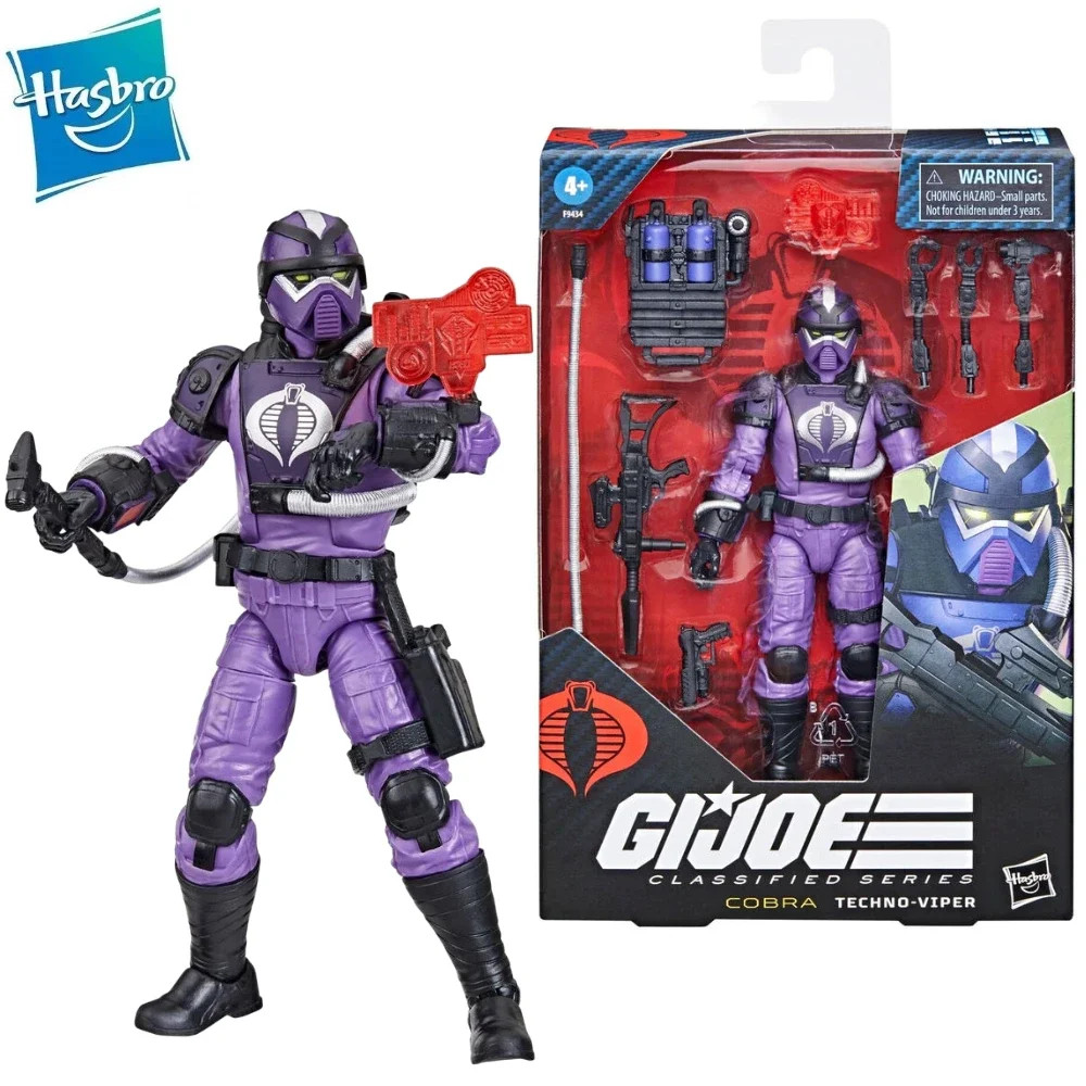 ในสต็อก GI Joe GI Joe Classified Series 6" 117 Cobra Techno Viper Action Figure ของเล่นงานอดิเรกของข
