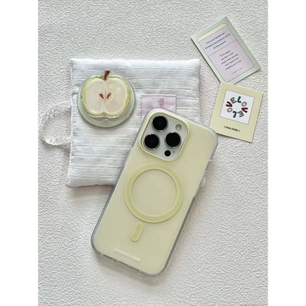 วงเล็บแม่เหล็ก Apple สีเขียวเหมาะสําหรับ iPhone15PROMAX เคสโทรศัพท์ Apple 15/14 ผู้หญิง 13/11 ราคา ถูกที่สุด ดีลบีเคเค แกลเลอรีภาพที่ 3