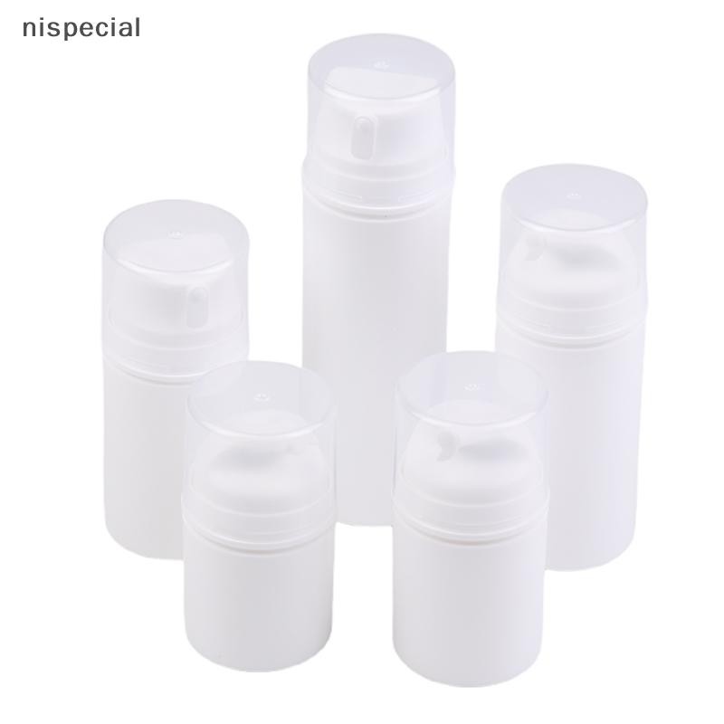 [nispecial] ขวดปั๊มเปล่ารีฟิลพลาสติกมินิโลชั่นสูญญากาศคอนเทนเนอร์เครื่องสําอาง Travel Emulsion Dispenser 35/50/75/100/150/200g [MY]