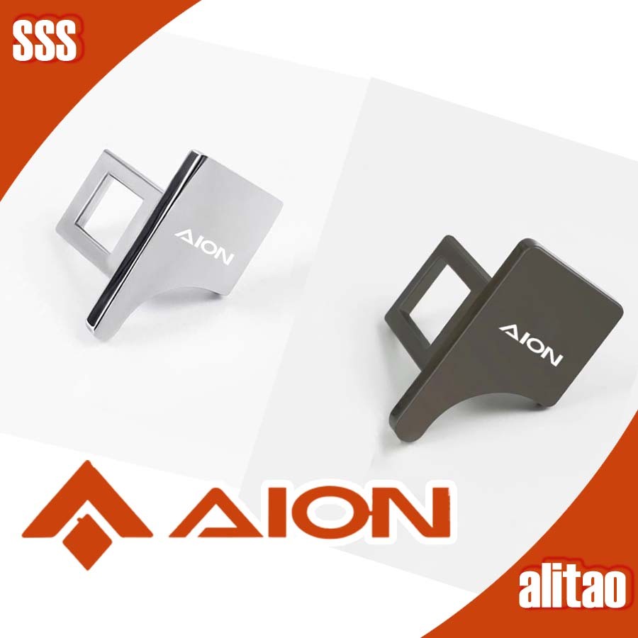 [READY] AION V GEN2 รถโลหะเข็มขัดนิรภัยหัวเข็มขัด AION Y PLUS Body Kit ตกแต่ง AION UT HYPTEC HT อะไหล่รถยนต์ 6TVF