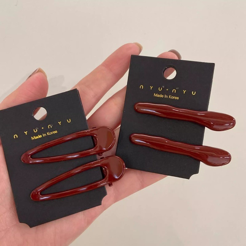 Water-drop BB Hairpin สำหรับผู้หญิง คลิปด้านข้างและBangs อุปกรณ์เสริมผม