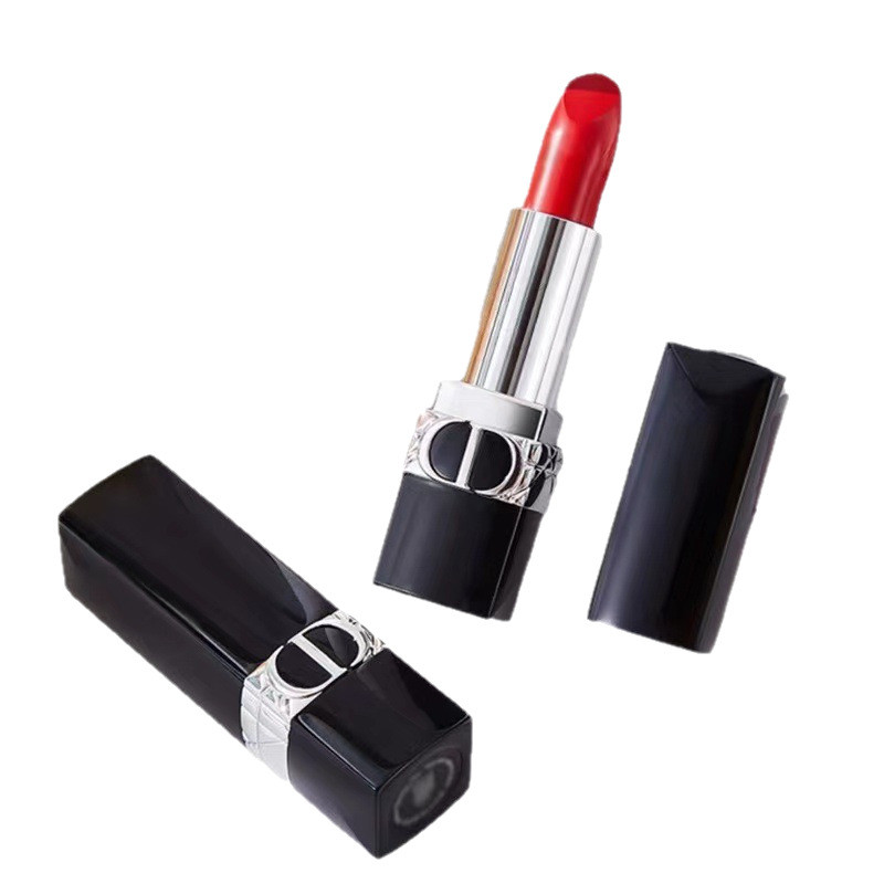 8K5A Di Counter ลิปสติก Matte Lacquer 999 Xinao 720 หลอดสีดําแบรนด์ใหญ่ 888 ลิปสติกให้ความชุ่มชื้นกํ