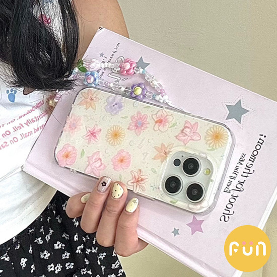 INS ดอกไม้สีสันสดใสโทรศัพท์มือถือสําหรับ iPhone 16 15 14 13 Pro Max 15Promax 16Pro พร้อมโซ่หลุมใหญ่สกปรกทน Hard IMD ฝาหลัง ราคา ถูกที่สุด ดีลบีเคเค แกลเลอรีภาพที่ 8