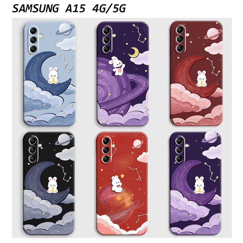 HP KB48 ล่าสุด SAMSUNG A15 4G/5G Case Anti-Tear ProCamera Softcase - เคสซิลิโคนยืดหยุ่น - เคส SAMSUN