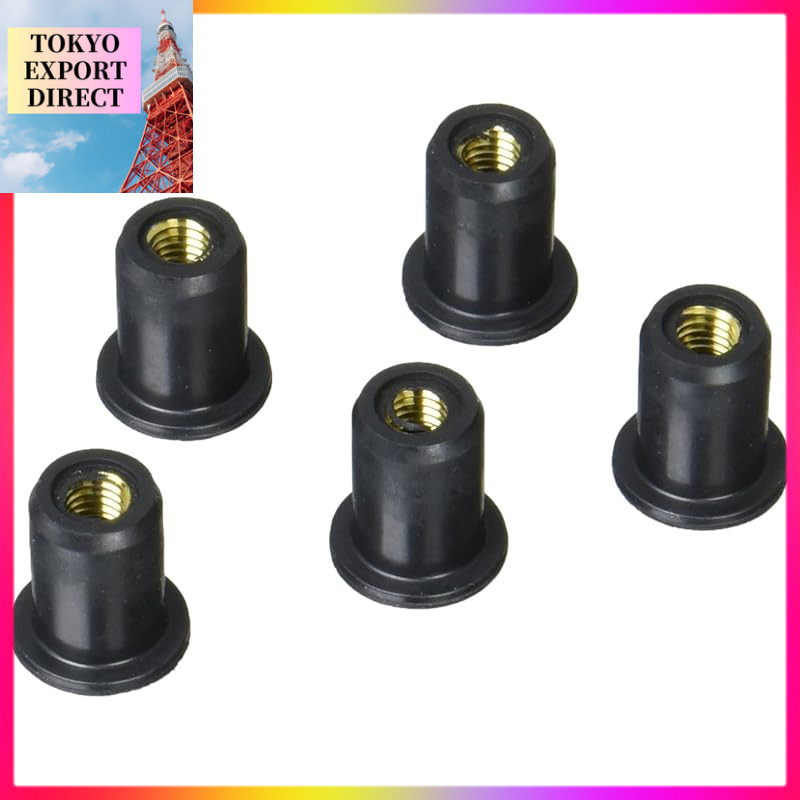 KITACO Universal Wellnut Set for M5, M6, and M8 Applications - 5 Pieces per Set[DIRECT FROM JAPAN]
