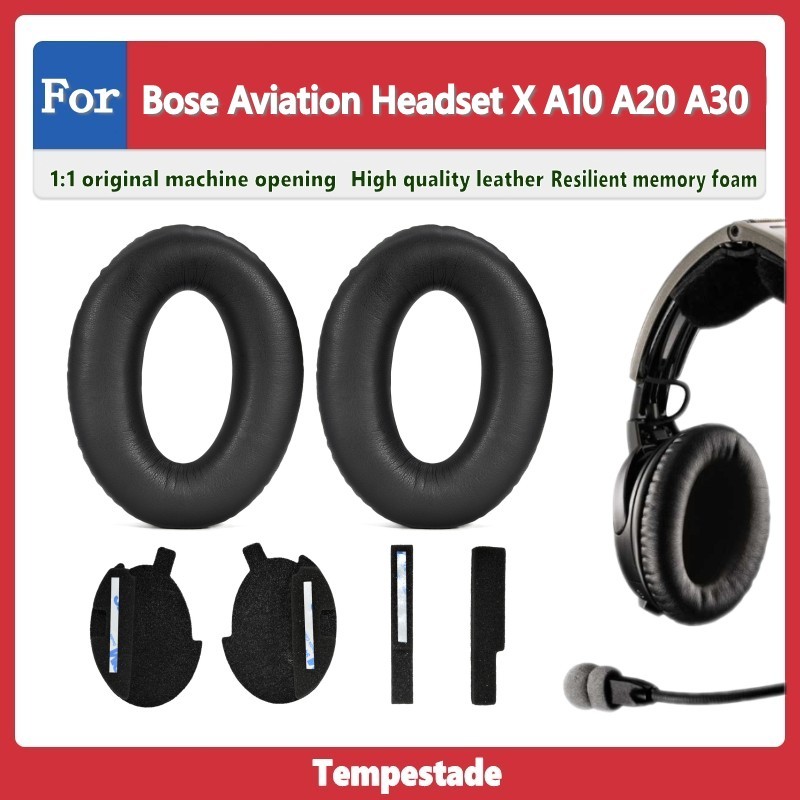 สําหรับ Bose Aviation Headset X A10 A20 A30 耳套 耳แพด 耳机套 . แผ่นรองศีรษะ