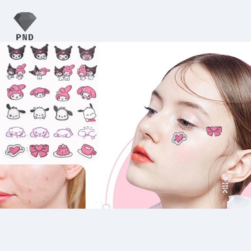 PND สีการ์ตูนสิว Patch Skin Care สติกเกอร์คอนซีลเลอร์ Facial Spots เครื่องมือแต่งหน้าความงาม raoog