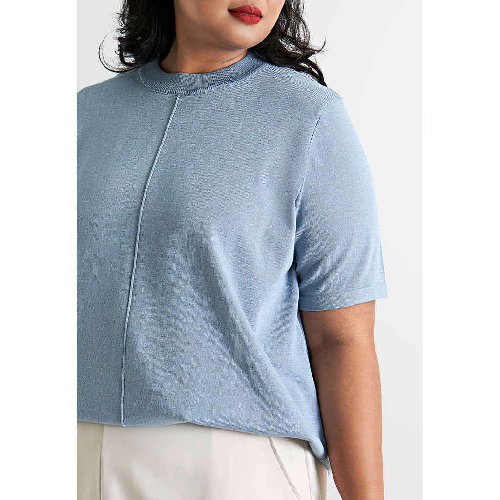 เสื้อถักแขนสั้น Evra