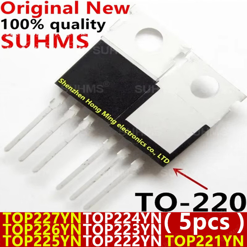 (5ชิ้น) 100% ใหม่ TOP227YN TOP226YN TOP225YN TOP224YN TOP223YN TOP222YN TOP221YN TO-220