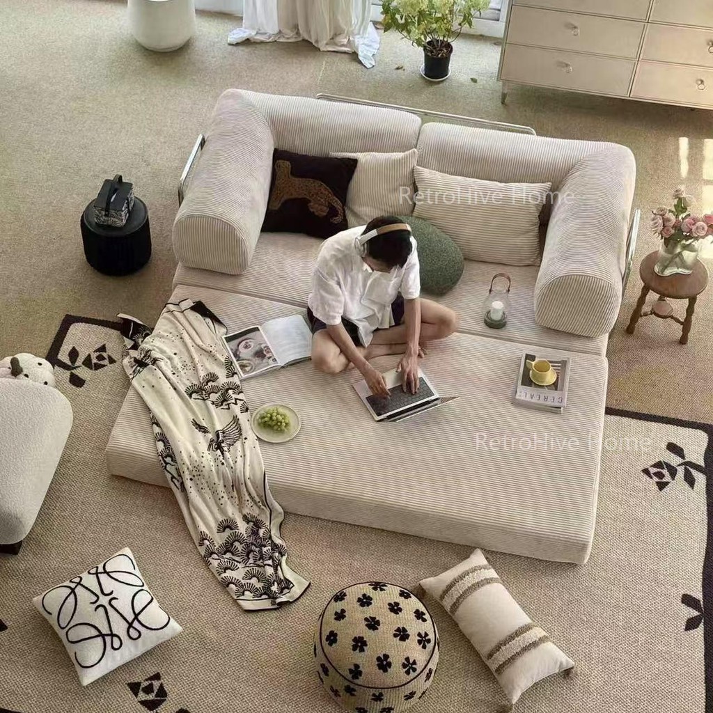 ApeHome โซฟาบีบอัดเสื่อทาทามิฟองน้ําพับมัลติฟังก์ชั่ระเบียง Teddy sofa