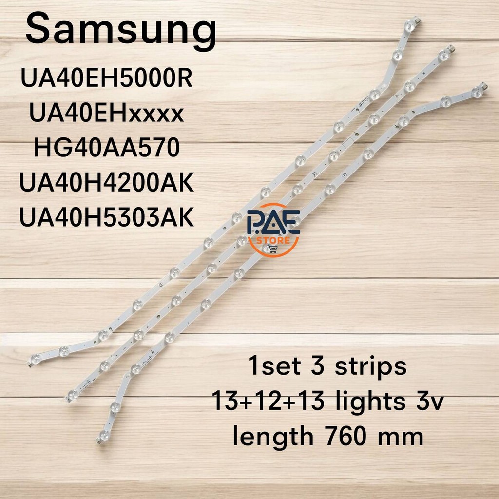 #ซัมซุง Samsung หลอดเเบล็คไลท์ทีวี Backlight TV Samsung รุ่น UA43AU8100KXXT UA43AU8000